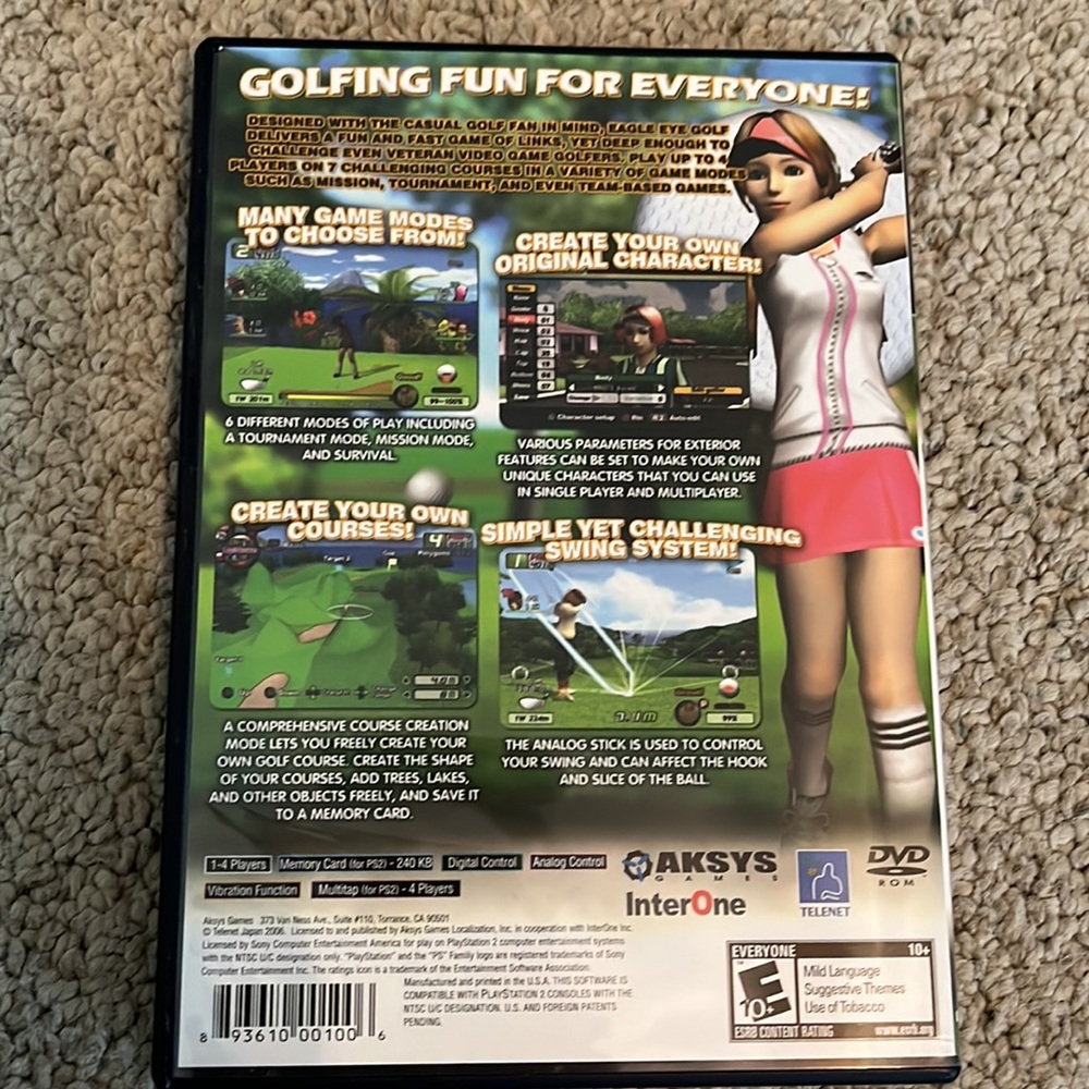 PlayStation 2 Eagle Eye Golf video game - Picture 2 of 6